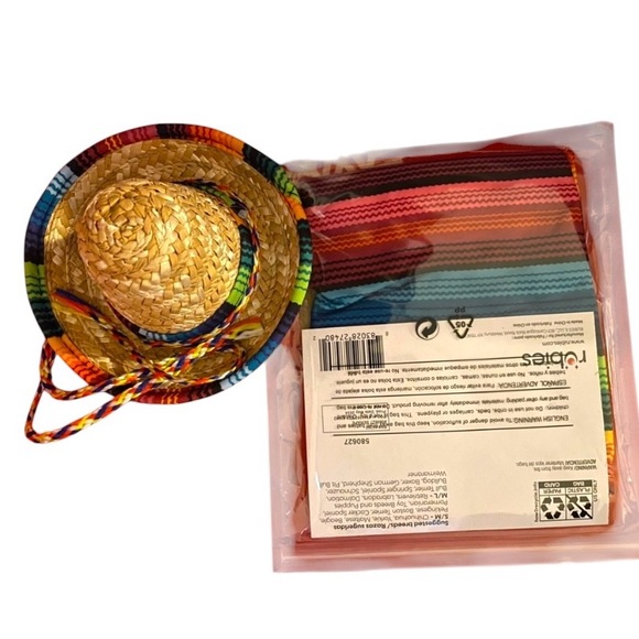 🎉HP🎉 Cinco de Mayo! 🆕 Sombrero & Serape set - Picture 2 of 3